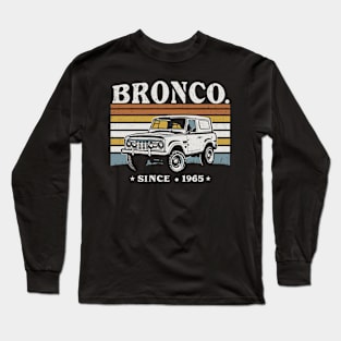 Bronco Classic Car Long Sleeve T-Shirt